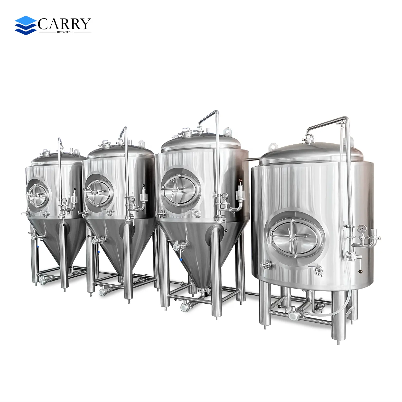 100l 200l 250l 300l 400l 500l Stainless Steel Jacketed Conical Beer Fermenter Tank In Stock