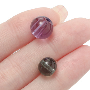 Perles de verre rondes transparentes de 8mm, perles en vrac pour la fabrication de bracelets, accessoires de bijoux DIY - Product Image 2