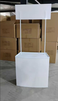 Stand de promotion pliable en PP, impression personnalisée, comptoir de vente pop-up, stand portable pour salon professionnel, exposition commerciale