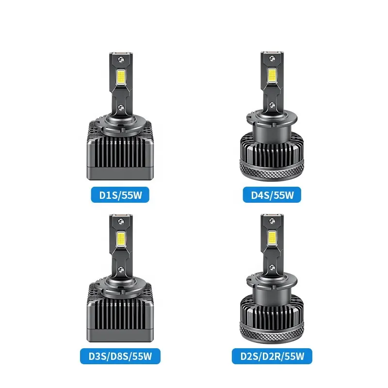 หลอดไฟหน้า LED D8S D5S D3S D2S D1S ชุด D ของแท้, หลอดไฟหน้ารถแบบ LED เปลี่ยนไฟหน้าได้สำหรับรถยนต์