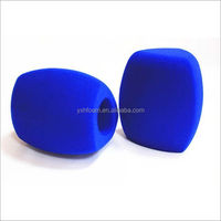 Filtre anti-vent pour microphone en mousse micro teinte, triangle, rond et carré, housse en mousse pour microphone pour divers microphones