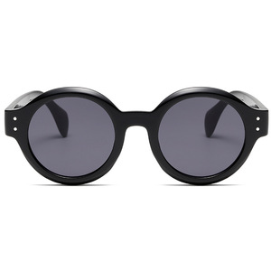 Lmamba 3437 Custom Retro Styles Fashion Round Sunglasses Women Vintage <b>Sun</b> Glasses Men Brand Design Trendy Yellow Black <b>Shades</b> - Product Image 6