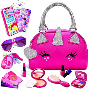 Offre Spéciale : Kit de Maquillage Princesse pour Enfants – Sac Cosmétique de Jeu d'Imitation et Jouet de Beauté Tendance - Product Image 4