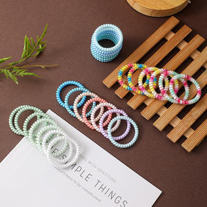 Jiamu Offre spéciale Paquet de boîte Accessoires pour cheveux Filles Aucun dommage Cheveux Simple Haute Élastique Style Coréen Spirale Attaches Téléphone - Product Image 4