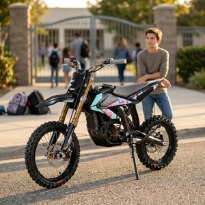 Moto tout-terrain 2026 à couple élevé, batterie 58V 22Ah, véhicule de course pour adolescents 1. Puissance accrue, accélération améliorée - Product Image 3