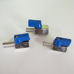 Robinet à bille miniature Kuntai 1/2 pouce en acier inoxydable 304 pour eau et milieux acides faibles ou basiques - Product Image 4