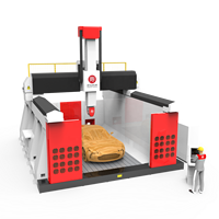 Chencan Grande Vente Grande Taille 3565 Routeur CNC 5 Axes pour Bois et Gravure 3D, Fraiseuse pour Moules en Mousse EPS, Voitures et Bateaux, Prix