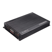 Fabricant professionnel d'amplificateurs audio de voiture 12V 7900W classe A 4 canaux, en alliage d'aluminium, avec crossover, compatible avec les autoradios.