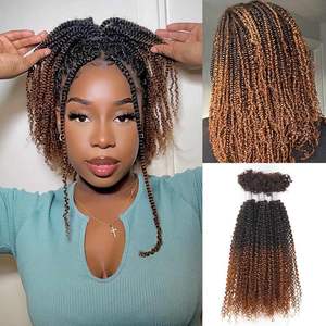 非洲扭结散装混合人发编织头发，用于辫子、Loc修复、辫子延伸、扭曲、辫子 - Product Image 2