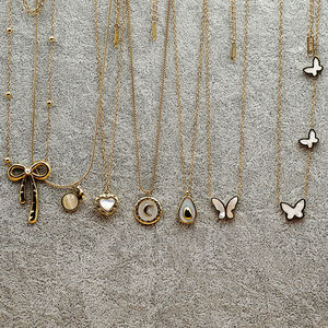 <span class=keywords><strong>Collar</strong></span> de Acero Inoxidable a la Clavícula de Moda Hipoalergénico de Titanio con Colgante Chapado en Oro PVD para Mujer Joyería de Moda Envío Aéreo DDP - Product Image 4