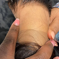 ELI HAIR Cierre Frontal de Encaje HD Transparente, Encaje Suizo Transparente, Peluca de Encaje HD Fina de Alta Definición