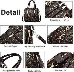 Giản Dị Ví Satchel Tote Vai Phụ Nữ Xử Lý Satchel Thời Trang Phụ Nữ Du Lịch Giản Dị Vai Mới Nhất Thiết Kế Da Túi Xách Tay - Product Image 5