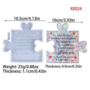 Molde de Silicona para Resina Hecho a Mano, Estilo DIY, Adornos Decorativos y Herramientas para Pasteles, Molde de Yeso para Resina - Product Image 3