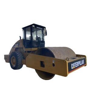 Rodillo Compactador Usado CAT CS683E Caterpillar, Rodillo Compactador Pesado para Carreteras, Máquina de Construcción de Ingeniería Usada - Product Image 1