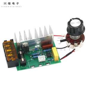 Xingkai Electronics 4000W Thyristor Voltage Regulator <b>Dimmer</b> Speed Controller Temperature Control Module - Product Image 1