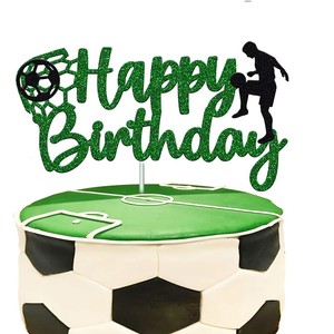 <span class=keywords><strong>D</strong></span>écorations de gâteaux de football avec but et maillot pour fêtes de match et anniversaires - Product Image 3