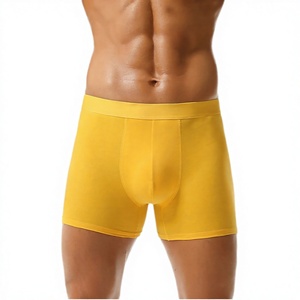 กางเกงบ็อกเซอร์ขายส่งคุณภาพสูง ผ้าฝ้าย 95% เอวกลาง ทรงยาว ป้องกันไฟฟ้าสถิต ซักเครื่องได้ ไซส์ใหญ่ สำหรับผู้ชาย - Product Image 2