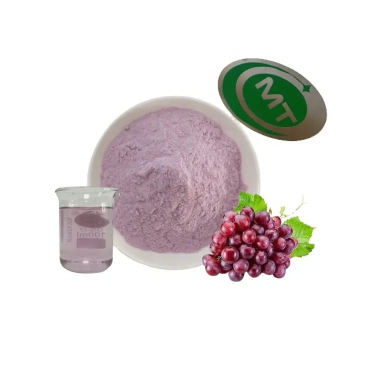 Food Grade Grape Stem Cell Extrato Vitis Vinifera/ Grape Stem Cell Pó para a pele