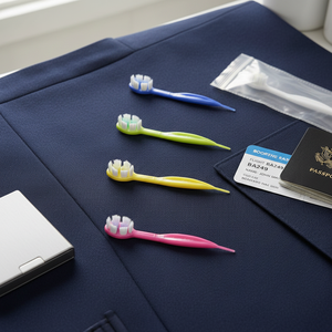 Spazzolino da Denti Portatile Monouso di Alta Qualità, Manico Pieghevole, Formato da Viaggio, Logo Personalizzato OEM, Confezionato Singolarmente - Product Image 6