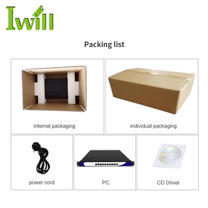 19 Inch 1U Giá Máy Chủ Trường Hợp I5 6500 Quad Core 8 * LAN Nhúng Sim Khe Cắm Mini PC Tường Lửa Router Hỗ Trợ 3G 4G Sản Phẩm Kho - Product Image 6