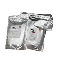 Poudre adhésive DTF directement de l'usine, poudre de polyamide thermofusible pour imprimantes DTF, matériaux d'impression thermofusibles blancs