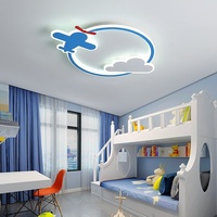 Lampe de plafond LED moderne et créative en fer forgé en forme de nuage, style nordique de luxe, pour chambre d'enfant et chambre de fille