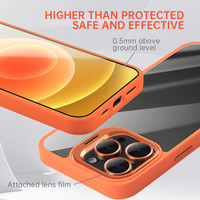 Accessoires pour téléphones portables, coque arrière en TPU souple, étanche, magnétique, antichoc, électro-plaquée pour iPhone 14/15 Pro