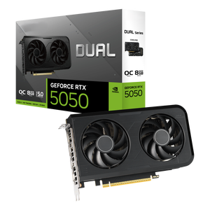 Nueva Tarjeta de Video para Juegos DUAL GeForce RTX 5050 8GB OC GDDR6 DLSS4 128Bits PCIE5.0 con Doble Ventilador para PC de Escritorio - Product Image 1