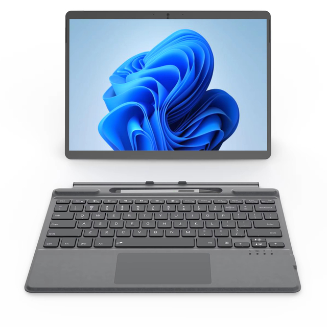 Uogic Portable Slim Tablet Keyboard With Stylus Pen Wireless Keyboard for Microsoft Surface Pro 9/8/X/10/11