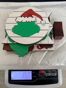 Decorazione natalizia lettere segno ornamenti <span class=keywords><strong>in</strong></span> <span class=keywords><strong>legno</strong></span> decorazione a strati per la casa vassoio decorazioni per la tavola di <span class=keywords><strong>natale</strong></span> decorazione - Product Image 3