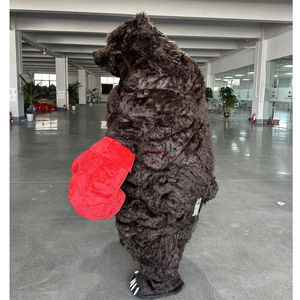 Disfraz Inflable Gigante de Animal para Fiestas y Eventos Publicitarios, Disfraz de Mascota de Perro Negro con Guantes, Disfraz de Animal Salvaje Inflable - Product Image 3
