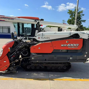 二手日本品牌久保田微型型号<span class=keywords><strong>Dynamax</strong></span> WR6100联合收割机水稻联合收割机 - Product Image 5