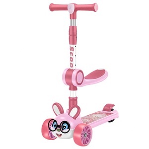 2023 l'ultimo design cartoon rabbit scooter per bambini 2-10 anni i neonati maschi e femmine possono sedersi e cavalcare coasting 3 in 1 - Product Image 2