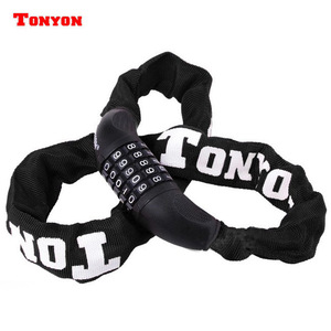 Candado de Cadena para Bicicleta Tonyon 900x6 de Acero al Manganeso, Candado de Combinación para Motocicleta y Bicicleta de Montaña - Product Image 1