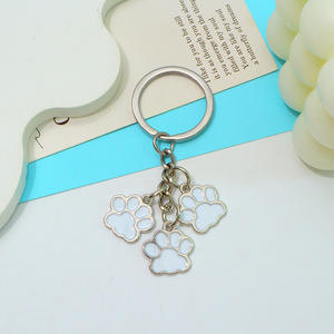 LLavero de Metal para Mujer, Accesorio Floral para Llavero de Coche, Color Blanco, Azul y Rosa, Colgante para Bolso, Decoración, Regalos Únicos - Product Image 5