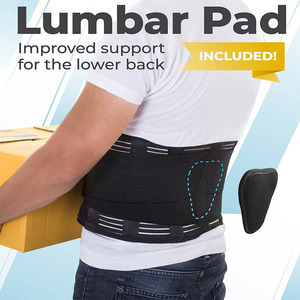 Relief Waist <strong>Back</strong> Pain <strong>Herniated</strong> <strong>Disc</strong> Work Sciatica Scoliosis Breathable Mesh Design Lumbar Pad Straps Support Belt - Product Image 5