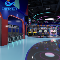 Solution complète de conception de sites de sport et de divertissement, équipement personnalisé pour arènes sportives interactives géantes pour parcs à thème, destiné aux entreprises