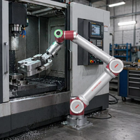 Robot collaboratif JAKA Zu12 à 6 axes, charge utile de 12 kg, portée de 1327 mm, pour l'automatisation de la tâche de machines CNC, le chargement de billettes métalliques
