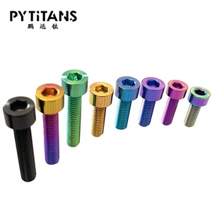 Boulons à tête hexagonale en titane, filetage M8, longueur 18 mm, modification de moto, <span class=keywords><strong>voiture</strong></span> <span class=keywords><strong>électrique</strong></span> - Product Image 2