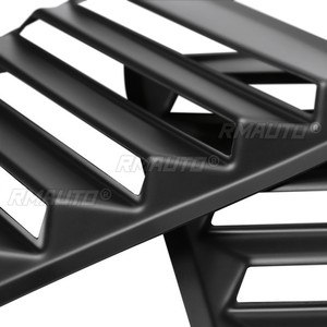 For 2008-2023 Dodge Challenger Rear Side <b>Window</b> Shutter Louvers Scoop <b>Cover</b> Vent Car Accessories Auto Parts Matte Black - Product Image 5