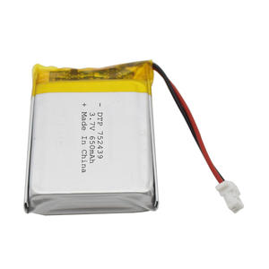Batterie rechargeable portable au lithium DTP 400mAh 650mAh 3.7V 752439 752425 752060 752563 752487 à longue durée de vie pour montre connectée - Product Image 3