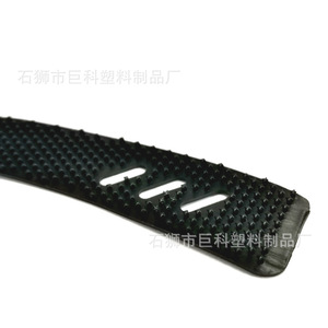 Sangles en plastique noir à crochets et boucles avec trois trous pour vêtements, résistantes à l'eau, forte force adhésive - Product Image 4