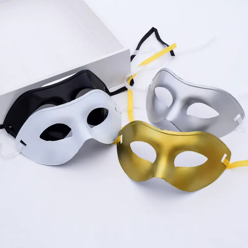 Men's Masquerade Mask Fancy Dress Multi-color Venetian Masks Plastic Half Face Mask