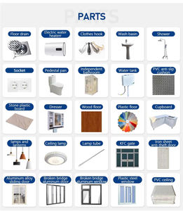Conteneur préfabriqué de sécurité 20Ft 40Ft Maison extensible Structure en acier Prix préfabriqué Maison mobile <span class=keywords><strong>Granny</strong></span> Flat - Product Image 6