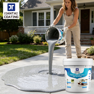 Outdoor Colored Sand Self-Leveling <b>Floor</b> <b>Coating</b> Liquid <b>Coating</b> Wear-Resistant Sun Protection Multiple Color Options - Product Image 1