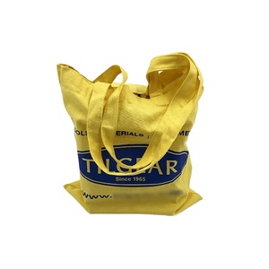 Sac fourre-tout en coton le plus vendu avec logo, style pliable et motif de dessin animé - Product Image 1