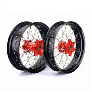 21 "19 <span class=keywords><strong>18</strong></span> 17 Pulgadas Supermoto 3,50/5,00 Juego de Ruedas Spoke Rim Dirt off Road Bike - Product Image 1