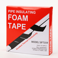 Tube en mousse de caoutchouc isolant en nitrile classe 1 tuyaux AC HVAC en cuivre PVC tuyau d'isolation thermique électrique pour pièces de climatiseur
