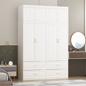 Armadi in legno di lusso 2 ante mobili camera da letto armadio vestiti organizzatore armadio di design <span class=keywords><strong>godrej</strong></span> almirah armadio di stoccaggio - Product Image 1