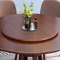 Ensemble de table à manger moderne en bois de noyer massif avec 8 chaises pour restaurant et maison